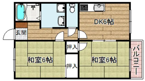 ハイムアネックス【203号室】の間取り