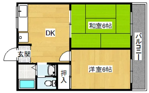 オートリマンション【301号室】の間取り
