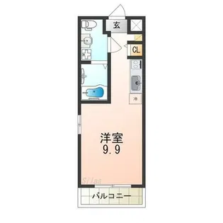マーヴェリック堺東【2階】の間取り