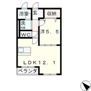 ハートフルヨシダ【1階】の間取り