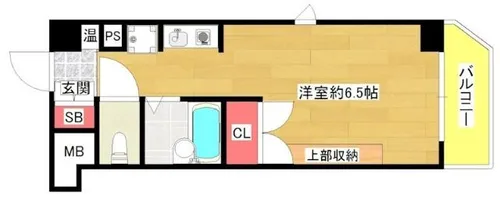 1Kの間取り画像