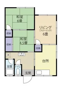 中川アパート【5号室】の間取り