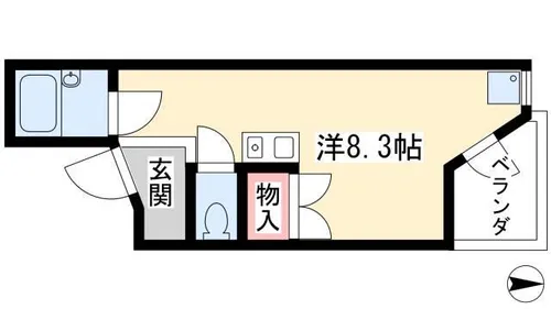 三喜マンション【4階】の間取り
