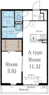 リブリ・ミストラル【205号室】の間取り