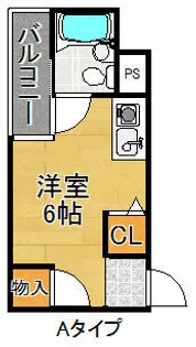 朝日プラザパレ・セーヌ【4階】の間取り