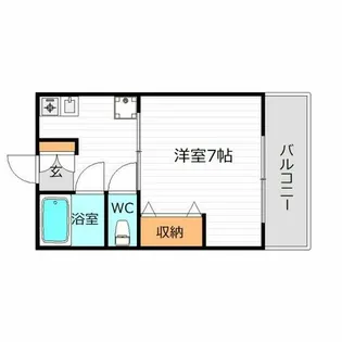 シティーハイムプレシオ【1階】の間取り