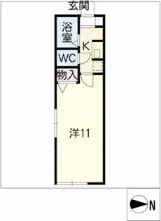グランシャリオ【2階】の間取り