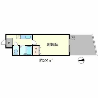 メゾン神楽丘【1階】の間取り