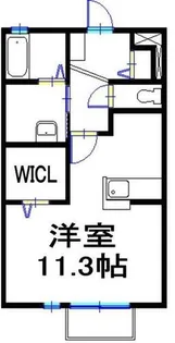 ル・パラディ【101号室】の間取り