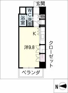 S-FORT桜山【0401号室】の間取り