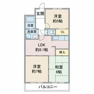 NODA GULANDE【4階】の間取り