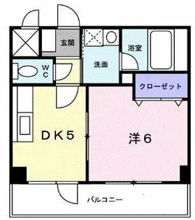 トリニティーグレース【4階】の間取り