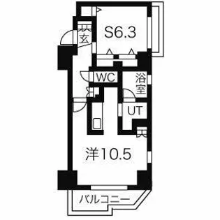CASSIA車道【15階】の間取り