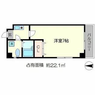 アネックス北白川【3階】の間取り