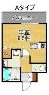 住之江7407【1階】の間取り