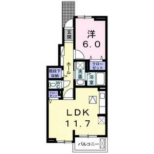ルミエール【1階】の間取り