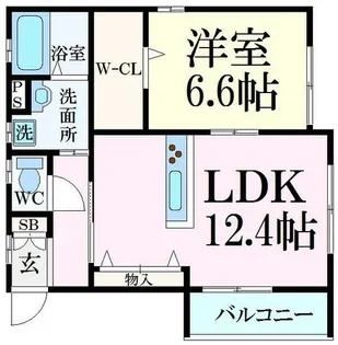 エレアージュ東姫路駅前Ⅱ【2階】の間取り