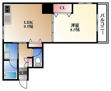 ANNEX・IZUMI【3階】の間取り