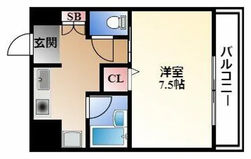 ANNEX・IZUMI【3階】の間取り