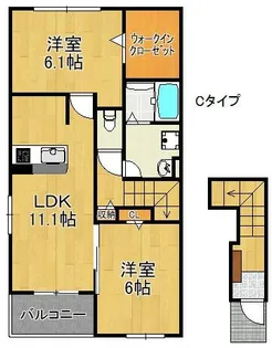 グラン シンフォニー【2階】の間取り