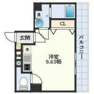 エクセル姫路【9階】の間取り