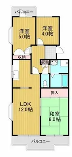グリーンヒル小金台【2階】の間取り