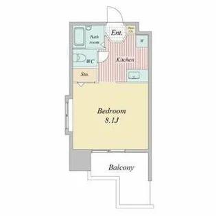 サンシャイン上前津【0406号室】の間取り