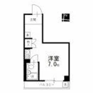 コーポR&K【3階】の間取り