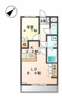 エスポワールハイム【2階】の間取り