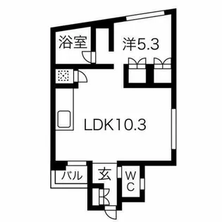 Scherzo【5階】の間取り