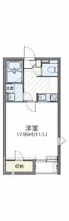 レオネクストハイツ西田【1階】の間取り