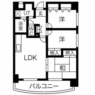 パークコートたかしょう【5階】の間取り