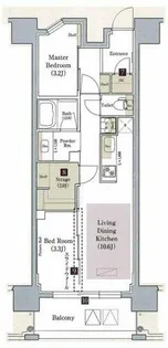 アーバネックス心斎橋EAST【8階】の間取り