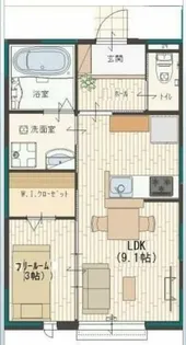 アスリス【1階】の間取り