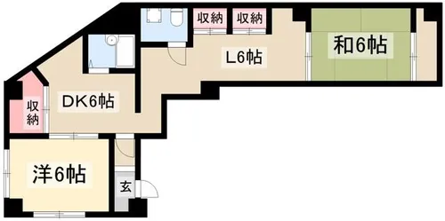 藤田ビル【502号室】の間取り