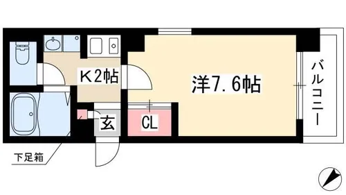 INOVE千種【503号室】の間取り
