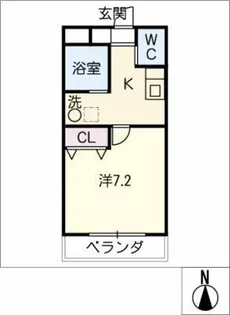 A・City野跡【4階】の間取り