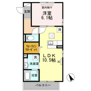 マジェスティ ツイン Ⅱ棟【3階】の間取り