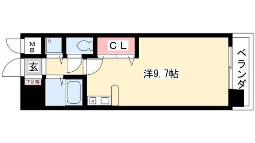 パルテンツァ【7階】の間取り