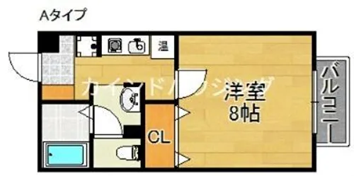 テイク・フィールド【1階】の間取り