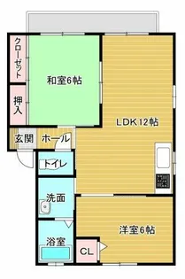グリーンゲイブルズⅡ【211号室】の間取り