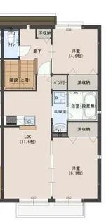 プリムール天満【201号室】の間取り