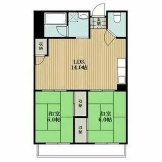 グレイスSONEⅡ【4階】の間取り