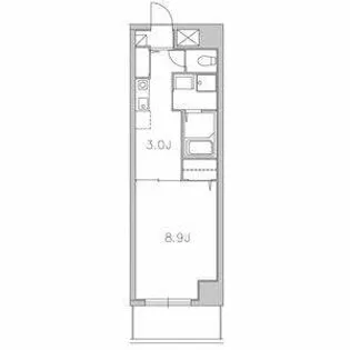 シティーコート翠雲【4階】の間取り