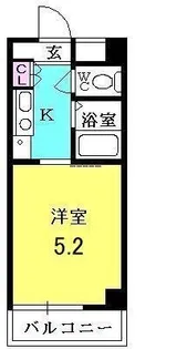 サンホームズ内山【4階】の間取り