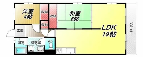 メゾン森下【4階】の間取り