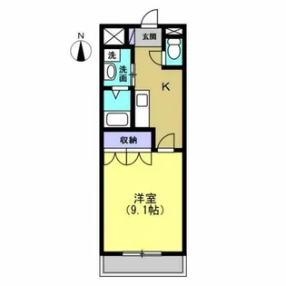 M78プラネット【2階】の間取り