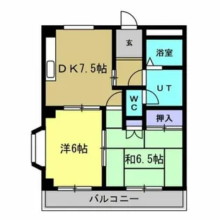 グランドゥール根崎【302号室】の間取り