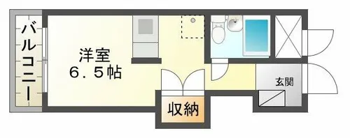 モンテメール学園前【2階】の間取り