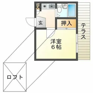 ハッピーヒルズ王塚台【1階】の間取り